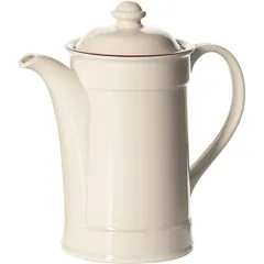 Кофейник «Кларет» фарфор 0,86л D=10,7,H=19,L=22,5см бежев.,бордо