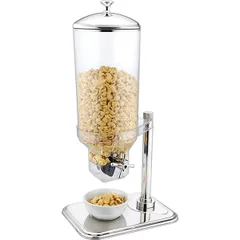 Muesli dispenser polycarbonate,steel 7l ,H=65,L=33,B=24cm