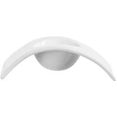 Salad bowl for compliment porcelain 15ml ,H=30,L=110,B=75mm white