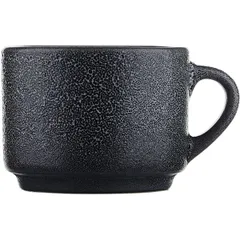 Tea cup “Milky Way”  porcelain  200ml  D=64mm  black, white