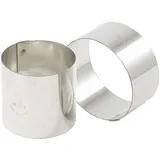 Кольцо кондитерское[4шт] сталь нерж. ,H=45,L=80мм