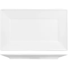 Dish “Kunstwerk” rectangular  porcelain , L=24.5, B=15cm  white