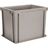 Контейнер для продуктов пластик 31л ,H=32,L=40,B=30см серый