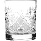 Old fashion “Mill” thickened bottom crystal 330ml D=82,H=98mm clear.