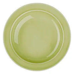 Тарелка глубокая «Акварель» Принц фарфор 400мл D=225,H=39мм фисташк.