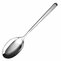 Table spoon “Linea”  stainless steel  metal.