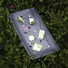 Блюдо «Арборесценс» прямоугольное керамика ,H=24,L=320,B=230мм , изображение 4