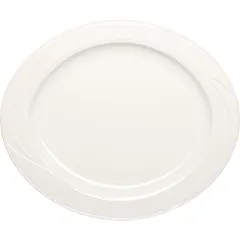 Блюдо «Аркадия» овальное фарфор ,H=25,L=370,B=315мм белый