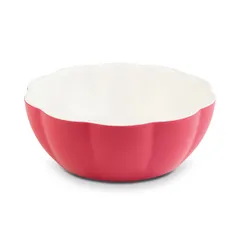 Salad bowl plastic 1.25l D=20,H=7cm red