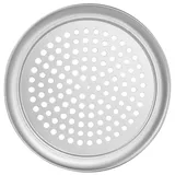 Поднос для пиццы «Проотель» перфорированный алюмин. D=33,H=1см серебрист.
