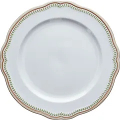 Plate “Opera Carmen” small  porcelain  D=28cm  white, yellow.