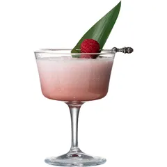 Шампанское-блюдце «Новеченто Арт деко» стекло 220мл D=90,H=124мм прозр., изображение 3