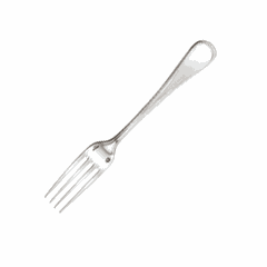 Table fork "Perles"  stainless steel  metal.