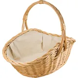 Корзина для хлеба плетеная дерево ,H=24,L=66,B=40см бежев.