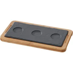 Поднос для подачи для 640692, 646122, 640698 бамбук ,L=28,5,B=15см коричнев., изображение 2