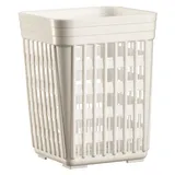 Подставка для столовых приборов полиэтилен ,H=11,4,L=11,B=11см белый