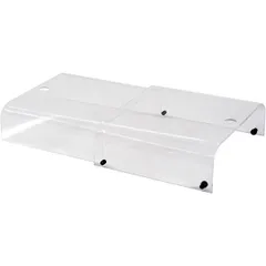 Sliding lid for buffet table container  acrylic , H=90, L=520/300, B=335mm  transparent.