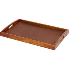 Поднос для подачи «Проотель» прямоугольный сосна ,H=48,L=500,B=310мм коричнев.,деревян.