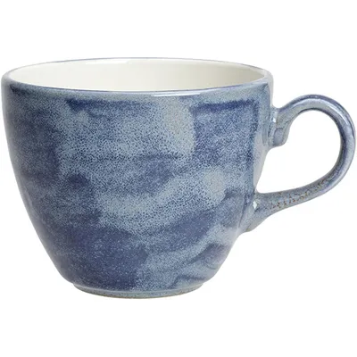 Чашка чайная «Революшн Блюстоун» фарфор 228мл D=9см синий,белый, Цвет: Синий, Объем по данным поставщика (мл): 228