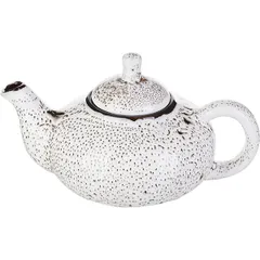 Чайник заварочный «Тирамису» керамика 0,7л D=14,H=13см белый,коричнев., изображение 3