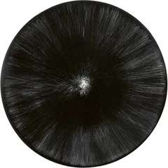 Plate “De” No. 6  porcelain  D=14cm  cream, black