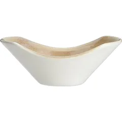 Salad bowl for compliment “Revolution”  porcelain  D=11cm  beige.