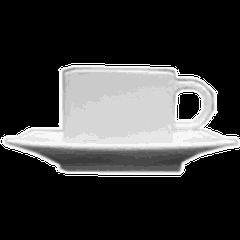 Чашка чайная «Виктория-отель» фарфор 190мл D=80,H=60,L=105мм белый