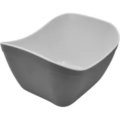 Gastronorm container (1/6) plastic 1l ,H=11.2,L=17.6,B=16.2cm gray,white