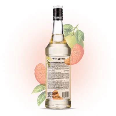 Сироп «Помело» Pinch&Drop стекло 1л D=85,H=330мм белый, Состояние товара: Новый, Вкус: Помело, Материал: Стекло, Объем по данным поставщика (мл): 1000, изображение 6