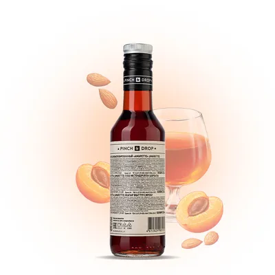 Сироп «Амаретто» Pinch&Drop стекло 250мл D=54,H=202мм, Состояние товара: Новый, Вкус: Амаретто, Материал: Стекло, Объем по данным поставщика (мл): 250, изображение 7