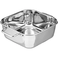 Square portion frying pan “Wok”  stainless steel  420 ml , H=45, L=120, B=120mm