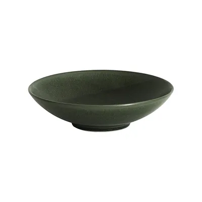 Тарелка глубокая «Студио» керамика 0,75л D=200,H=55мм тем.зелен.,матовый
