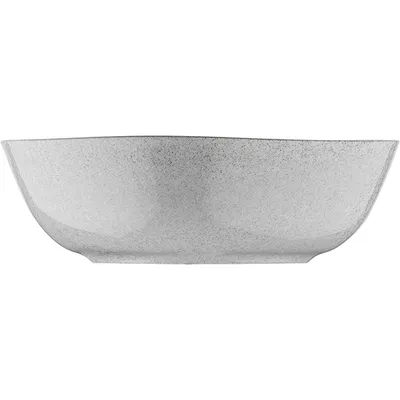 Салатник «Гэлэкси» фарфор 0,6л D=180,H=58мм матовый,свет.-сер., изображение 5