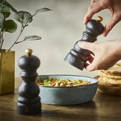 Мельница для соли «Париж Ю Селект» металлический механизм бук ,H=15см шоколад., изображение 2