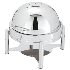 Heated food warmer stainless steel 6l D=40,H=61cm silver.