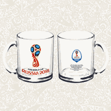 Кружка «Чайная ФИФА» стекло 320мл прозр.,красный