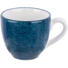 Coffee cup “Aida” for espresso with decor  porcelain  80 ml  blue