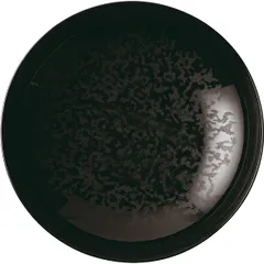 Deep plate “Eclipse”  porcelain  D=22cm  black