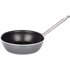 Frying pan with anti-stick coating. “Class Chef” aluminum 2.6l D=24,H=7,L=45cm black,blue