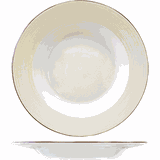 Блюдо «Чино» глубокое фарфор 0,75л D=300,H=35мм белый,бежев.