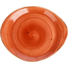 Plate “Craft Terracotta” small  porcelain  D=255, H=20, L=255, B=205mm  terracotta