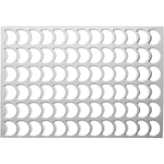 Форма кондитерская «Месяц»[78шт] абс-пластик ,H=2,L=575,B=390мм