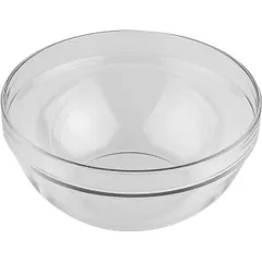 Salad bowl glass 2.5l D=22.8,H=10.4cm clear.