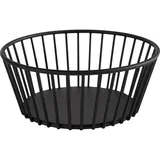 Bread basket metal D=17,H=7cm black
