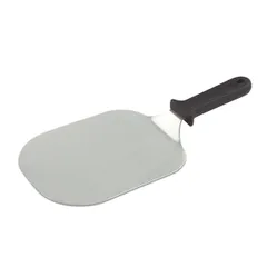 Pizza shovel  stainless steel, plastic , L=38/13.5, B=23cm  metallic, black