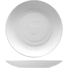 Plate plastic D=256,H=32mm white