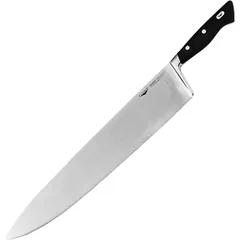 Chef's knife  steel  L=36 cm  black, metal.