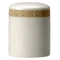 Солонка «Антуанетт» фарфор ,H=6,L=5см белый,олив.