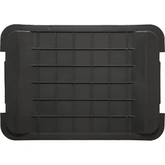 Ящик для продуктов сплошной (от 0 до +50°C) полиэтилен 122л ,H=45,5,L=71,B=50см черный, изображение 2