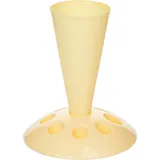 Подставка наст. для конд.мешков и насадок полипроп. D=19,5,H=23,B=19см желт.